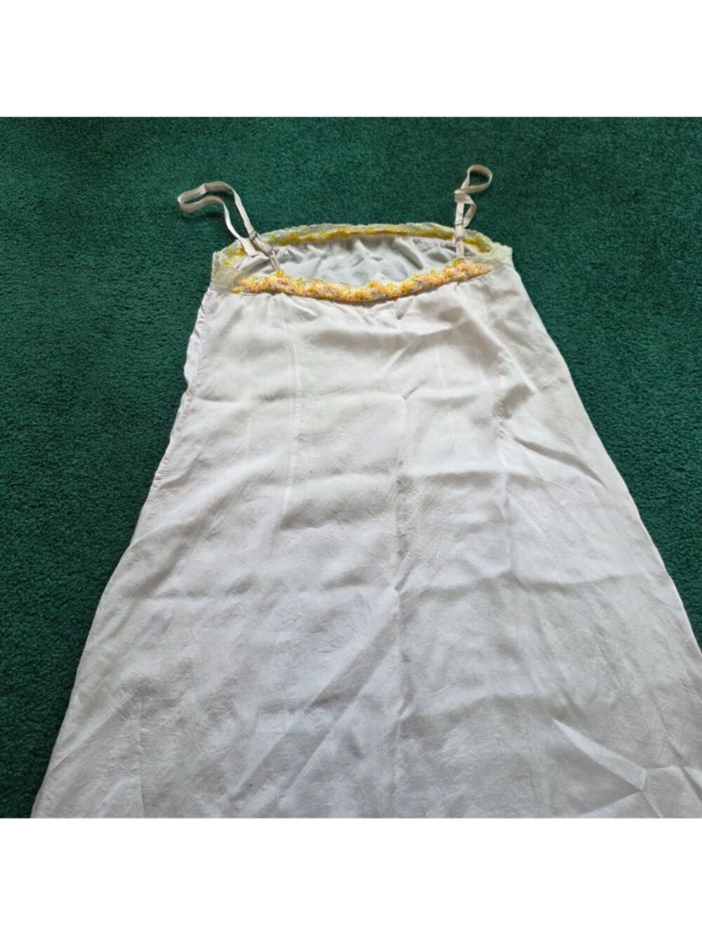 Dosa 100% Silk Slip Dress Size 3 Embroidery Vintage-Inspired Boho Style - Picture 8 of 11